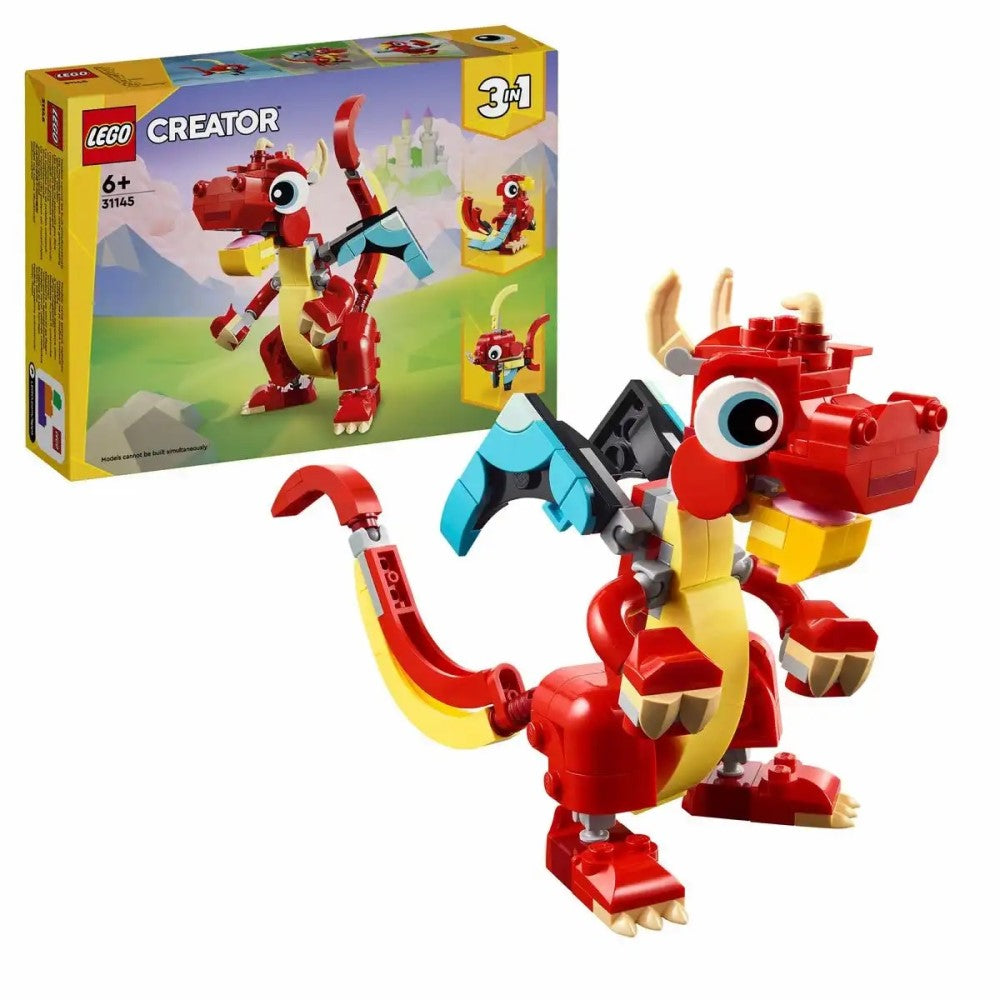 LEGO ® Creator 3-in-1-Set Roter Drache (31145)