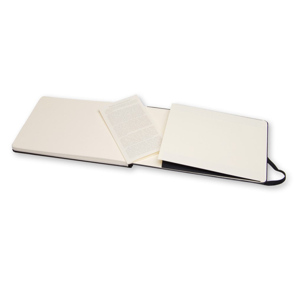 Moleskine Aquarellalbum Hardcover Large / A5 / blanko / schwarz