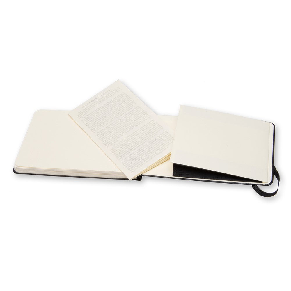Moleskine Aquarellalbum Hardcover Pocket / A6 / blanko / schwarz