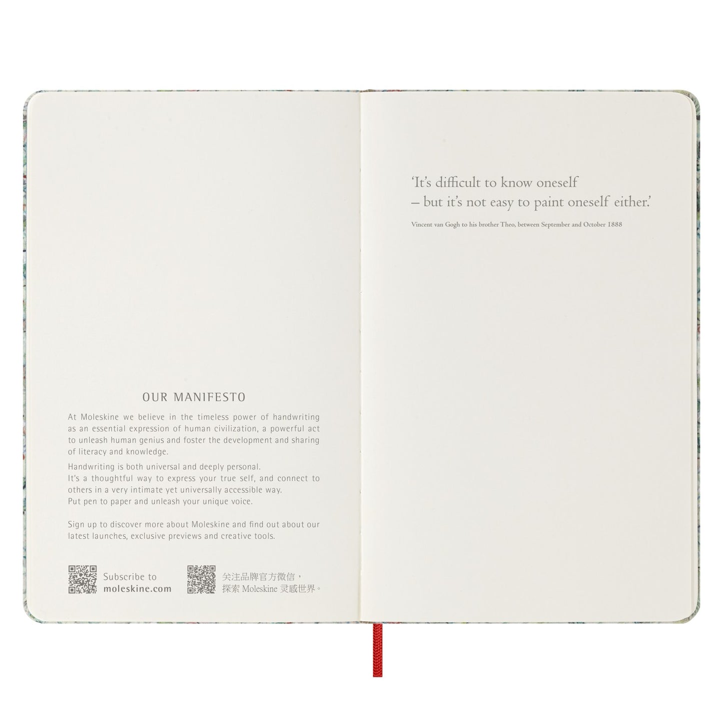 Moleskine Skizzenbuch "van Gogh" / Large / Hardcover / 165g/m²