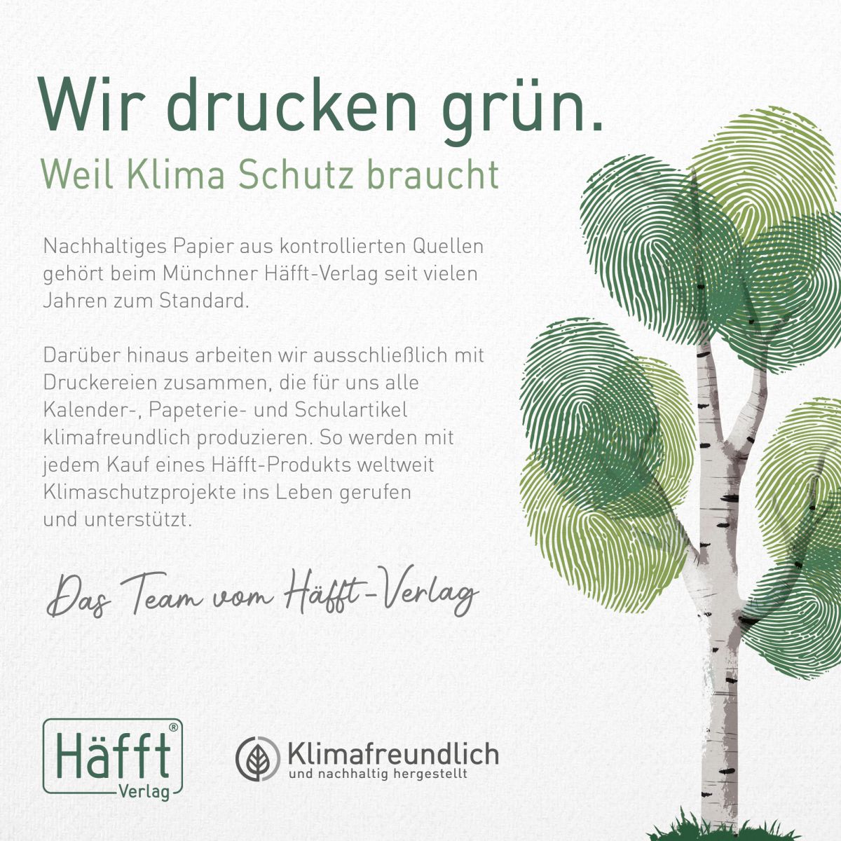 paper&you Notizbuch Classic A5 / gepunktet / Smaragd Gold / Häfft-Verlag