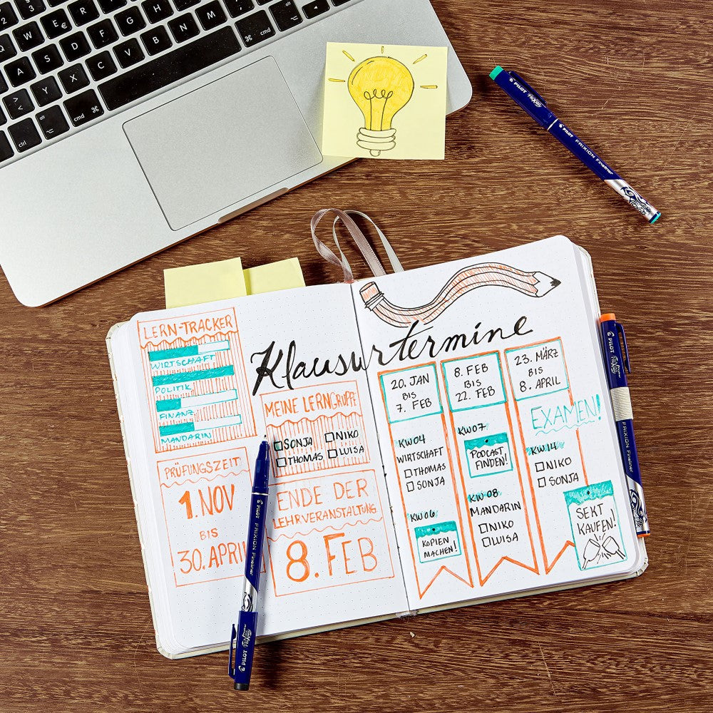 Pilot Fineliner Frixion 12er-Set