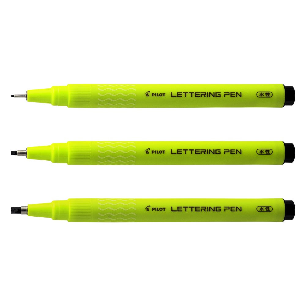 Pilot Fineliner Lettering Pen schwarz