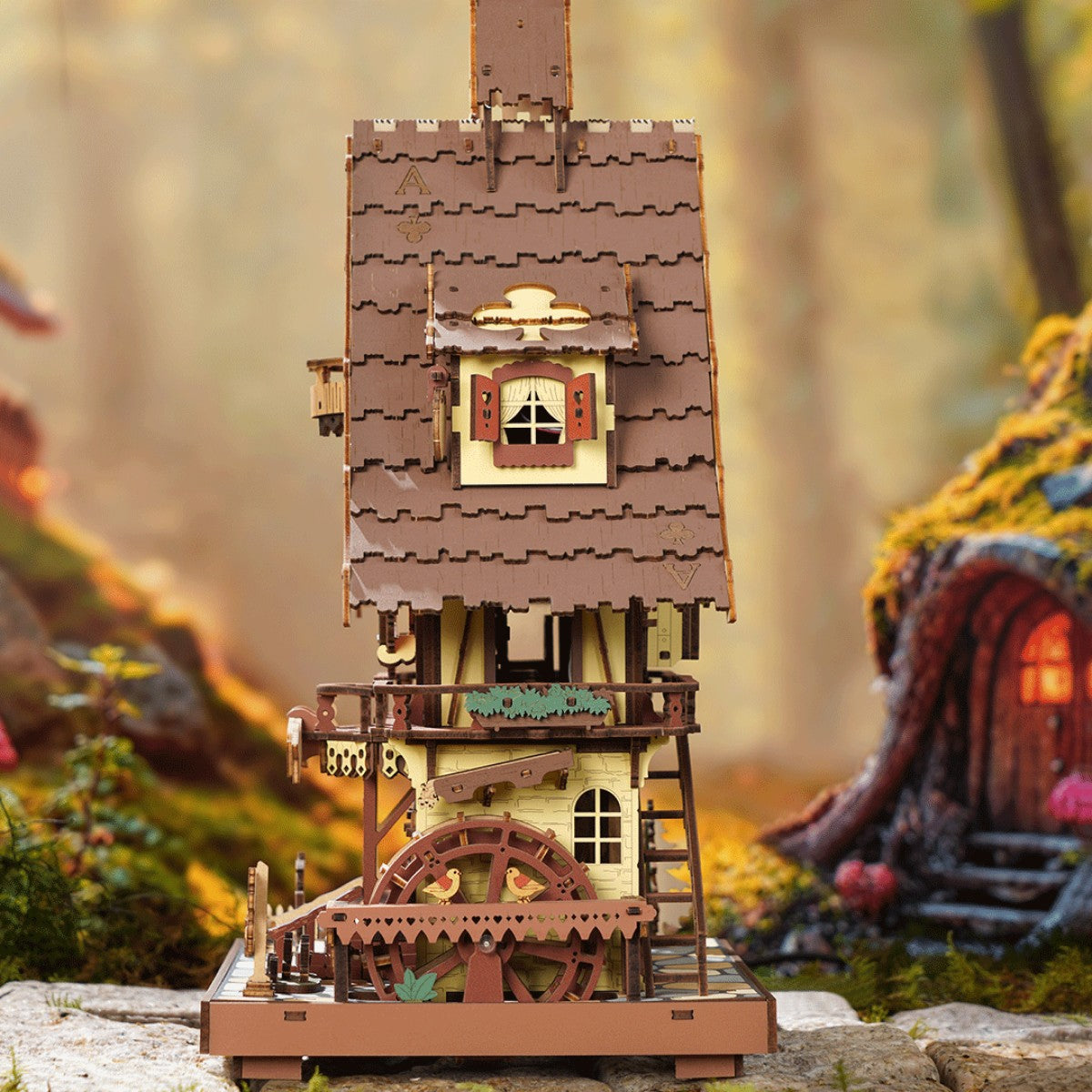 ROKR 3D-Holz-Puzzle Kuckucksuhr