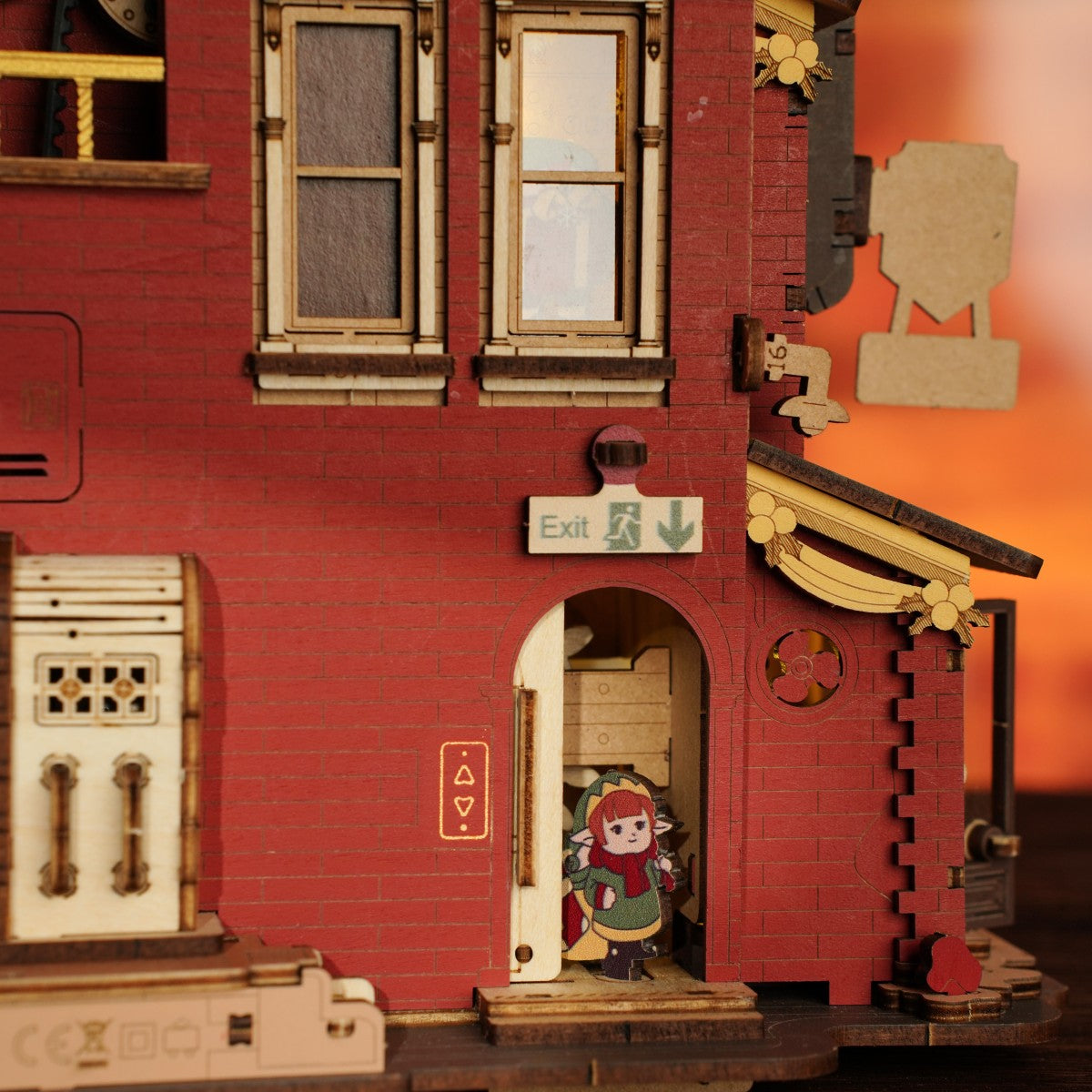 ROKR 3D-Holz-Puzzle Dream Gift Factory