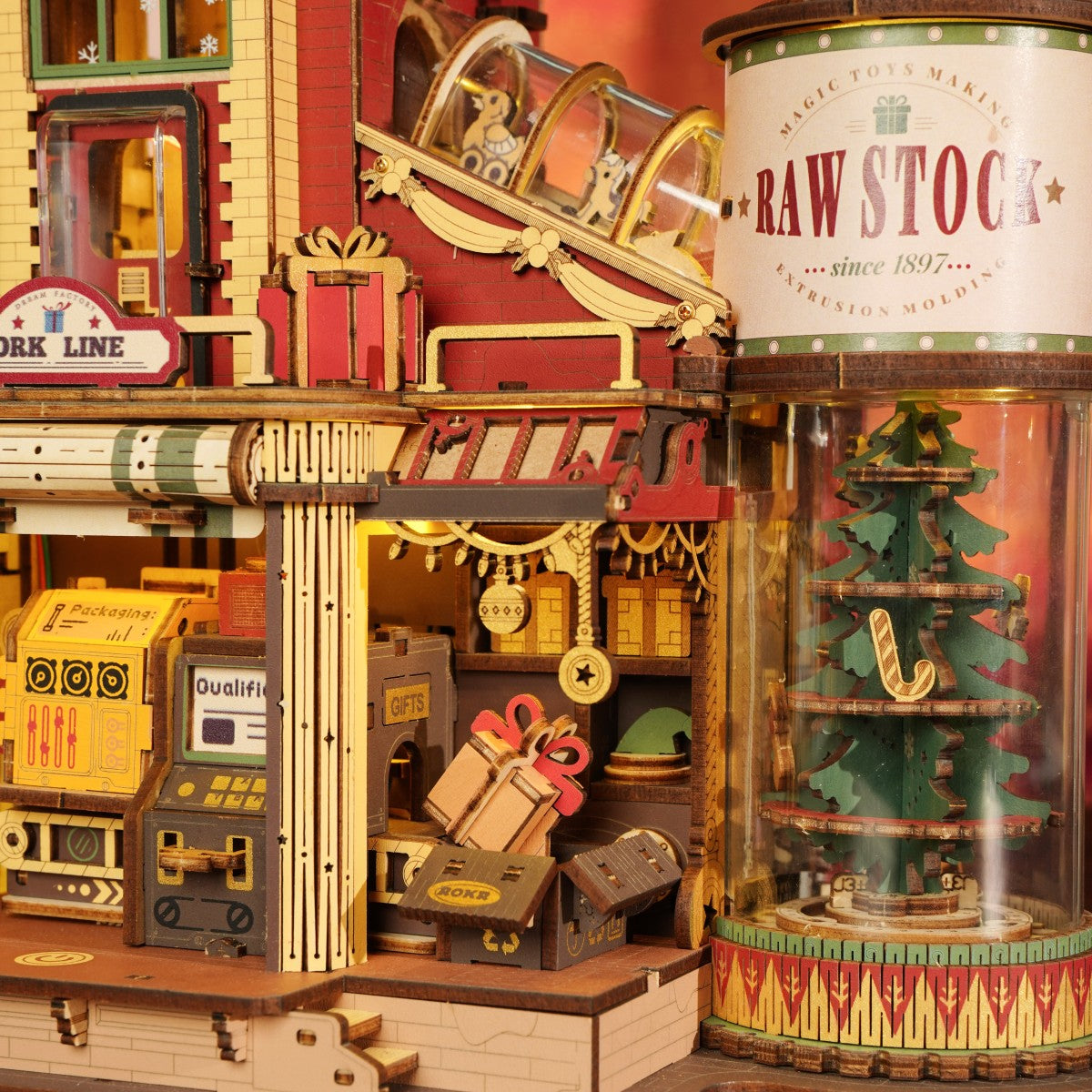 ROKR 3D-Holz-Puzzle Dream Gift Factory