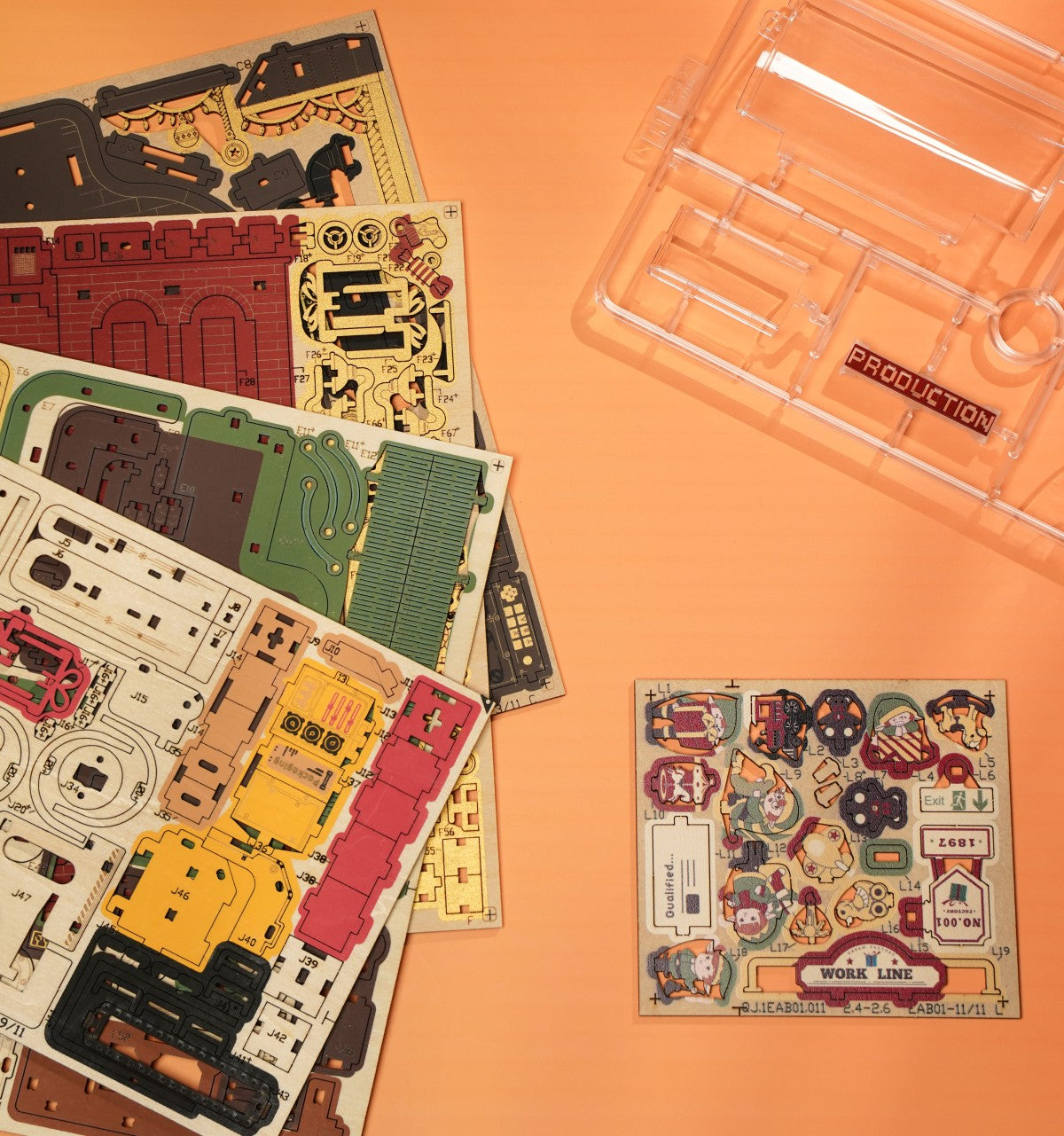 ROKR 3D-Holz-Puzzle Dream Gift Factory