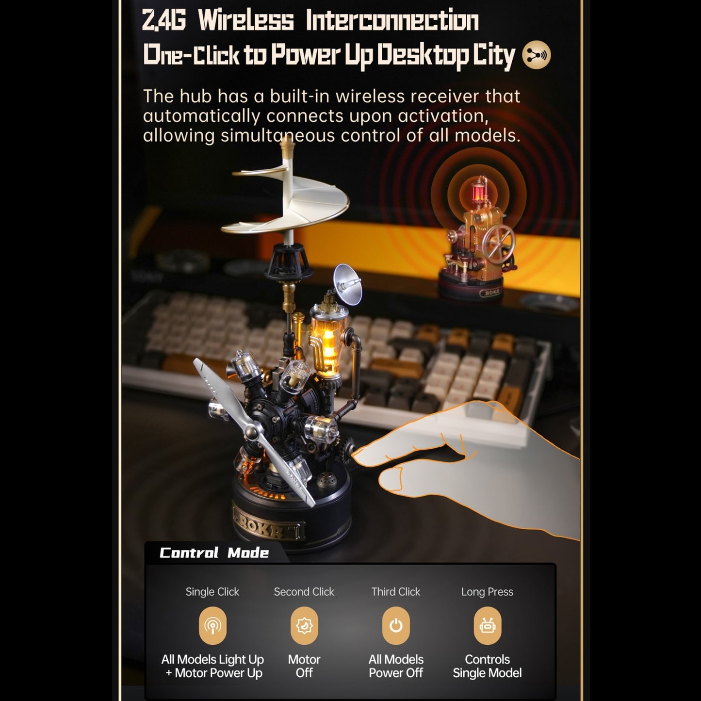 ROKR Industrial City "Da Vinci Helicopter"