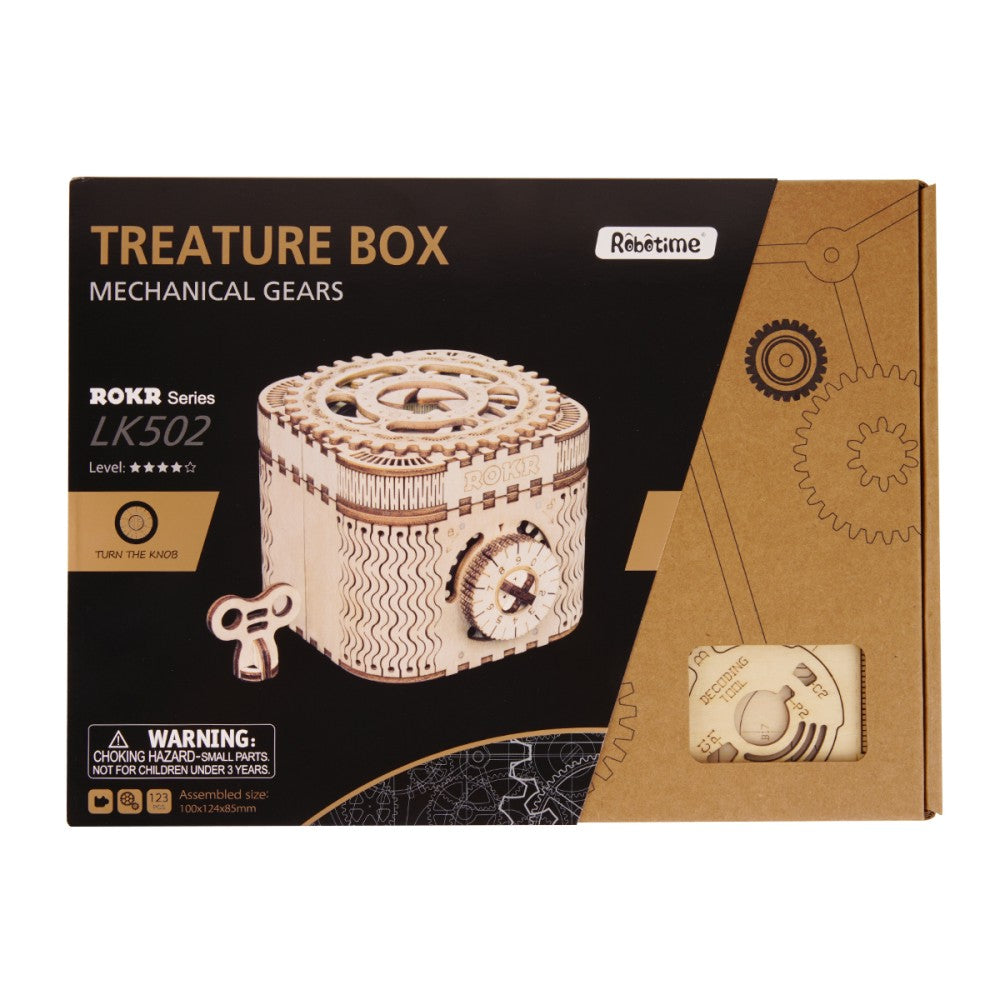 ROKR 3D-Holz-Puzzle Schatztruhe "Treasure Box"