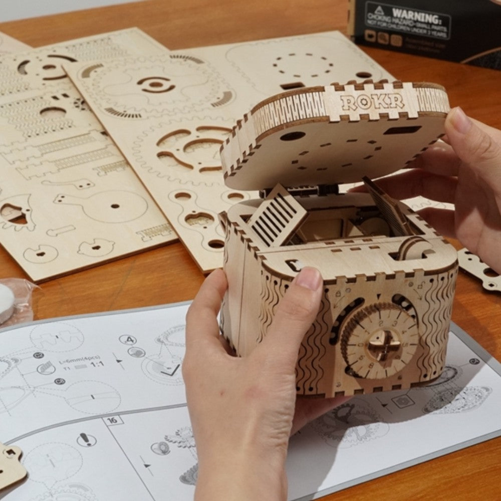 ROKR 3D-Holz-Puzzle Schatztruhe "Treasure Box"