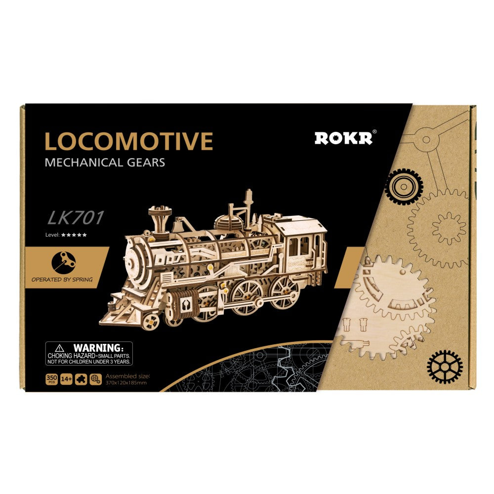 ROKR 3D-Holz-Puzzle Locomotive Modellbausatz