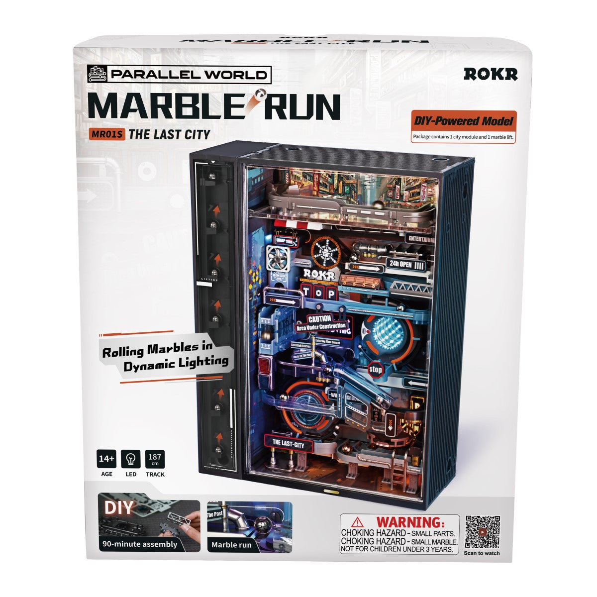 ROKR 3D-Puzzle Marble-Run "The Last City"