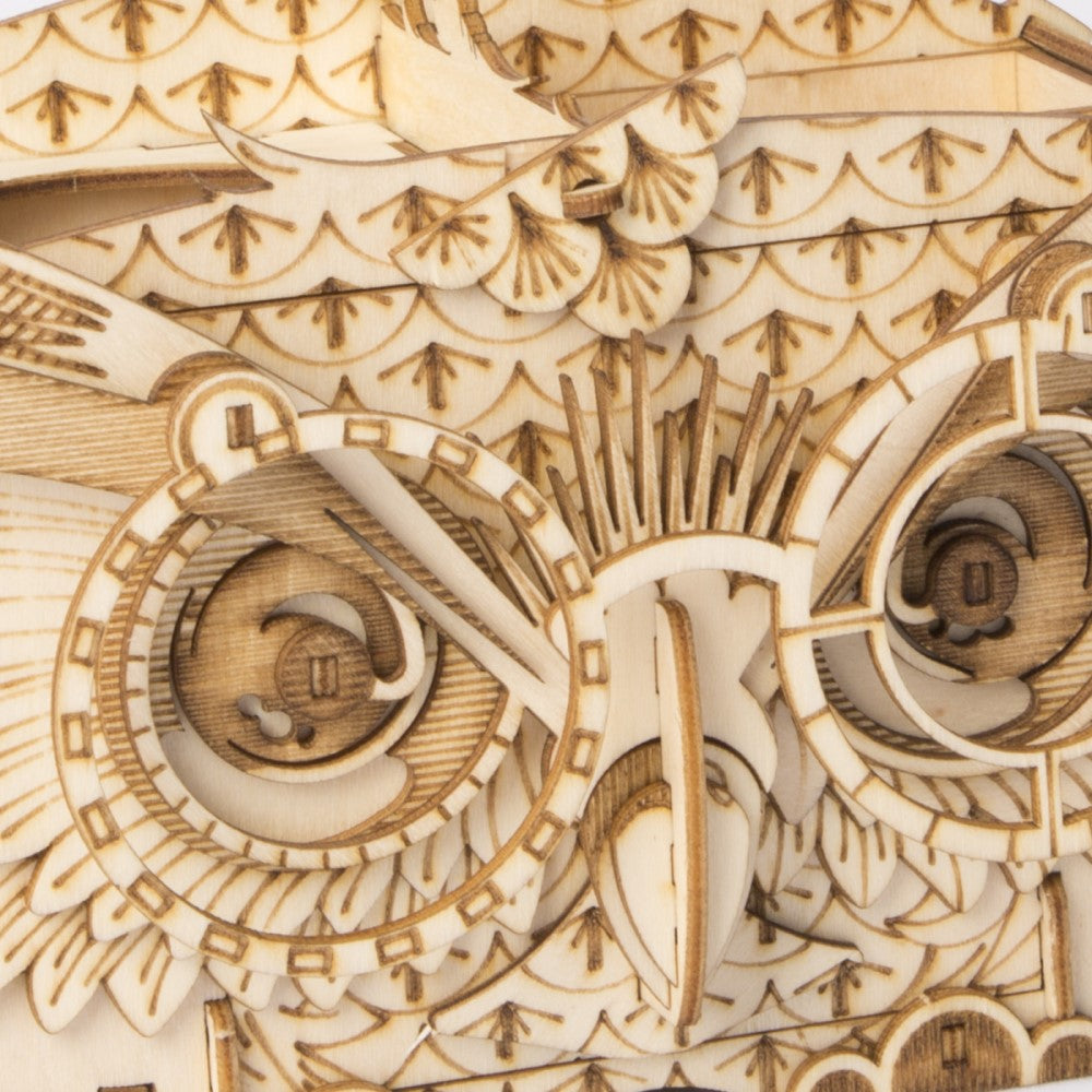 Rolife 3D-Holz-Puzzle "Owl Storage Box"