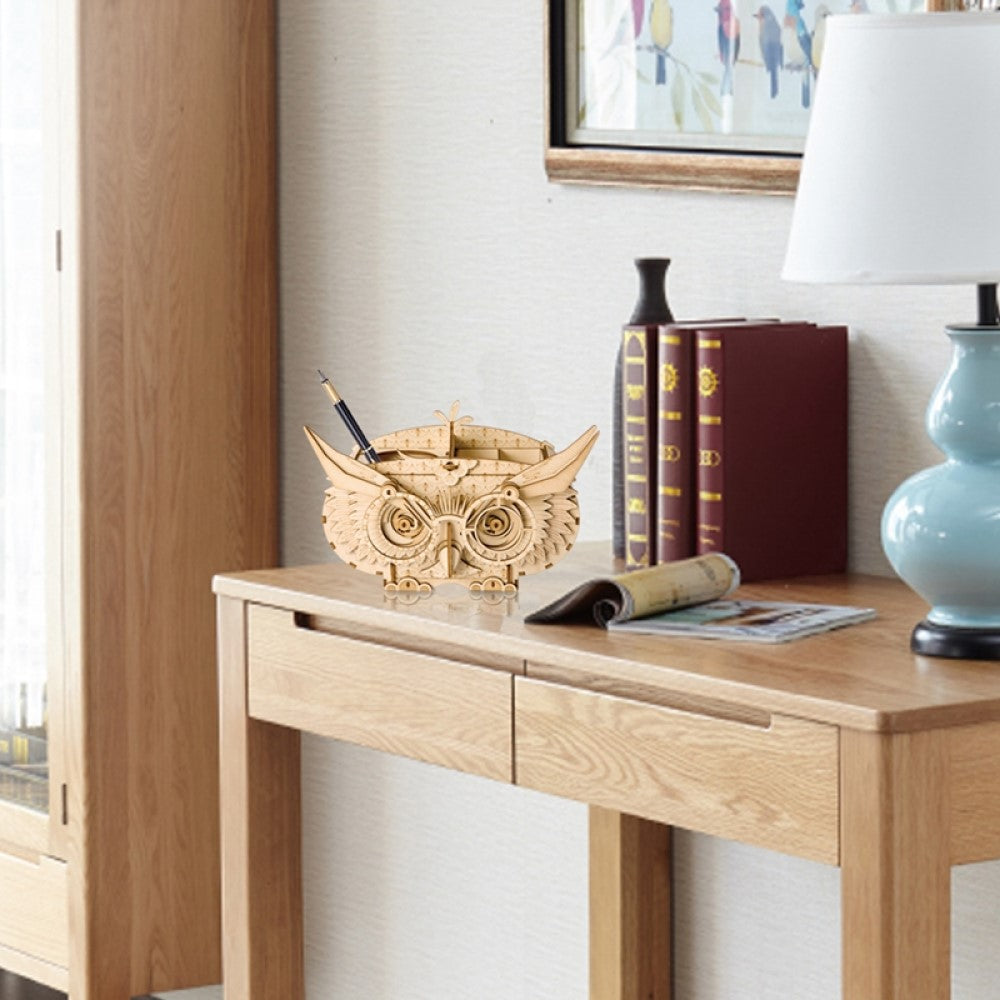 Rolife 3D-Holz-Puzzle "Owl Storage Box"