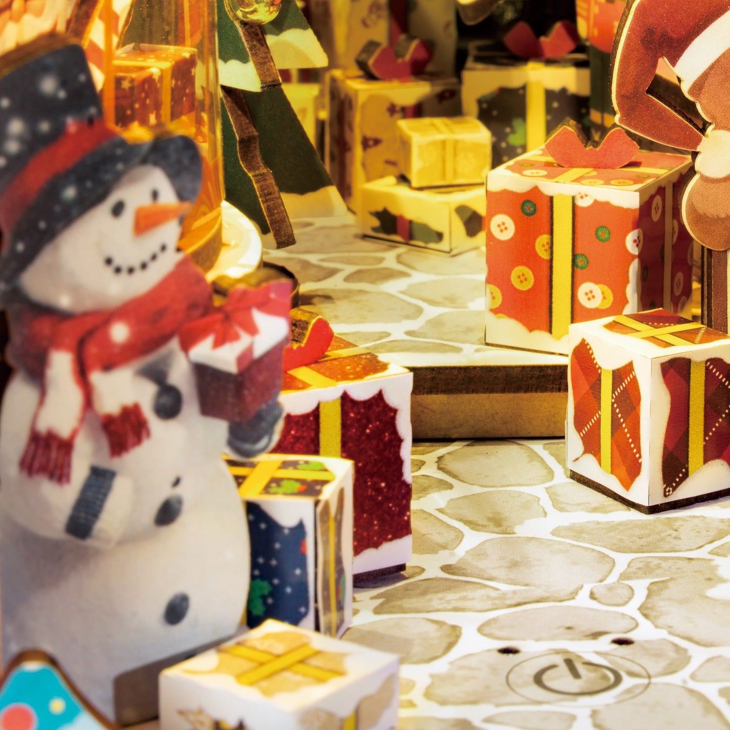 Rolife 3D-Holz-Puzzle Book Nook "Christmas Street"
