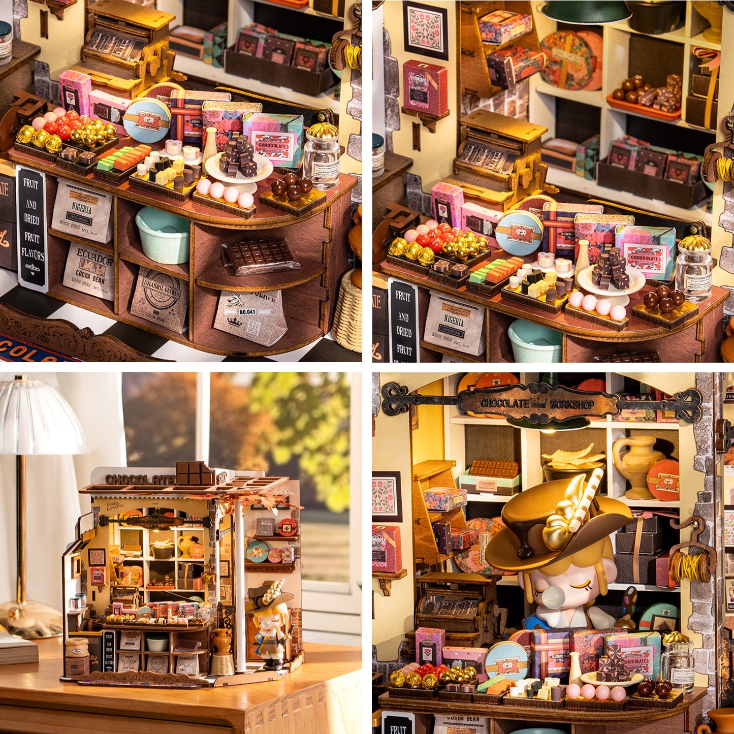 Rolife 3D-Holz-Puzzle DIY "Henry's Chocolate"