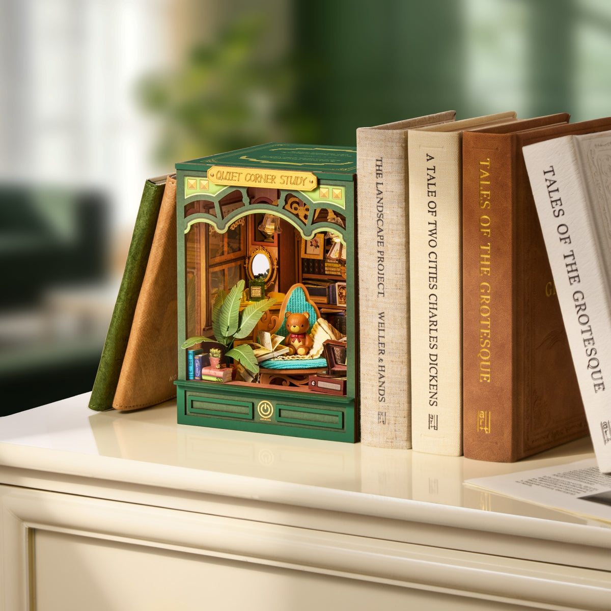 Rolife 3D-Holz-Puzzle Book Nook "Quiet Corner Study"