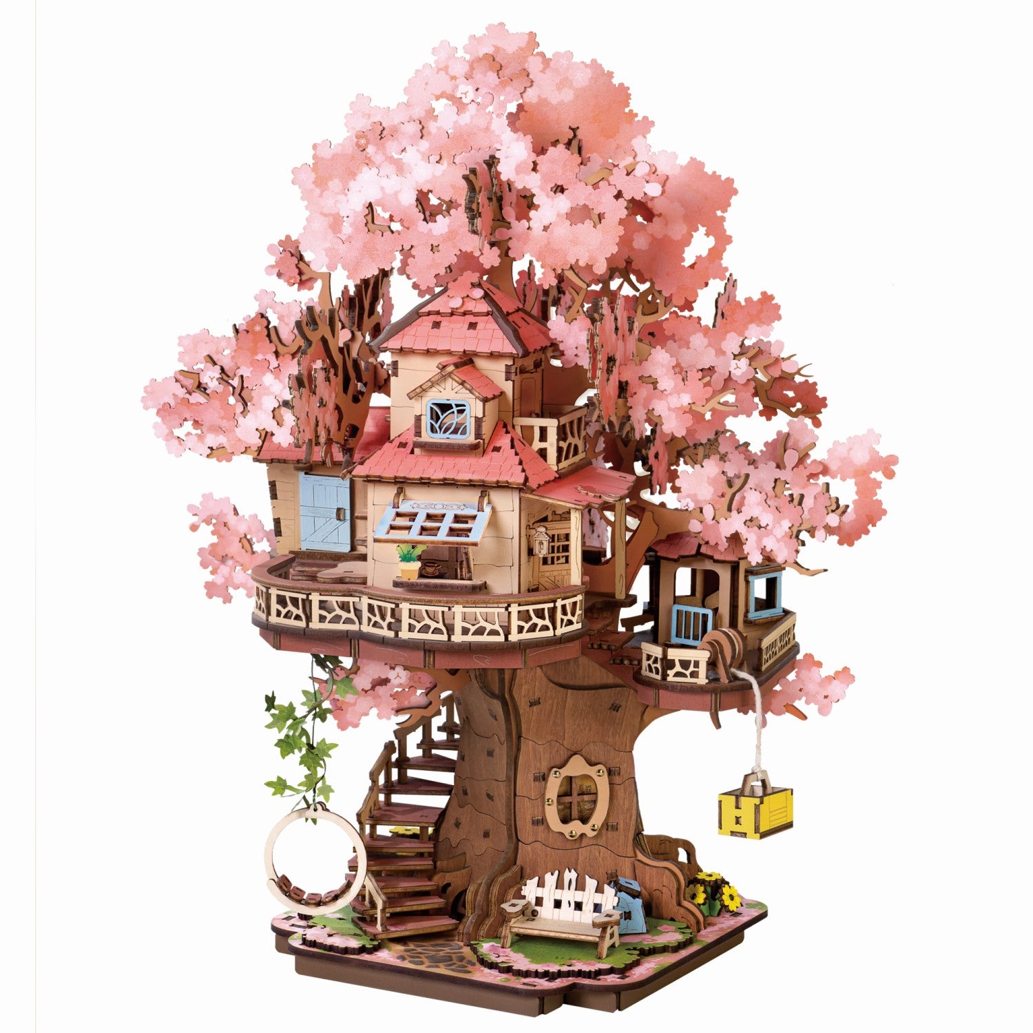 Rolife 3D-Holz-Puzzle Sakura Tree House / Baumhaus – Schulfabrik