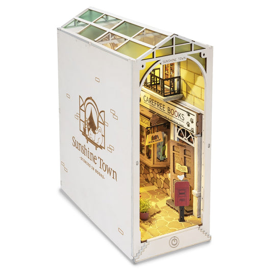 Rolife 3D-Holz-Puzzle Book Nook "Sunshine Town"