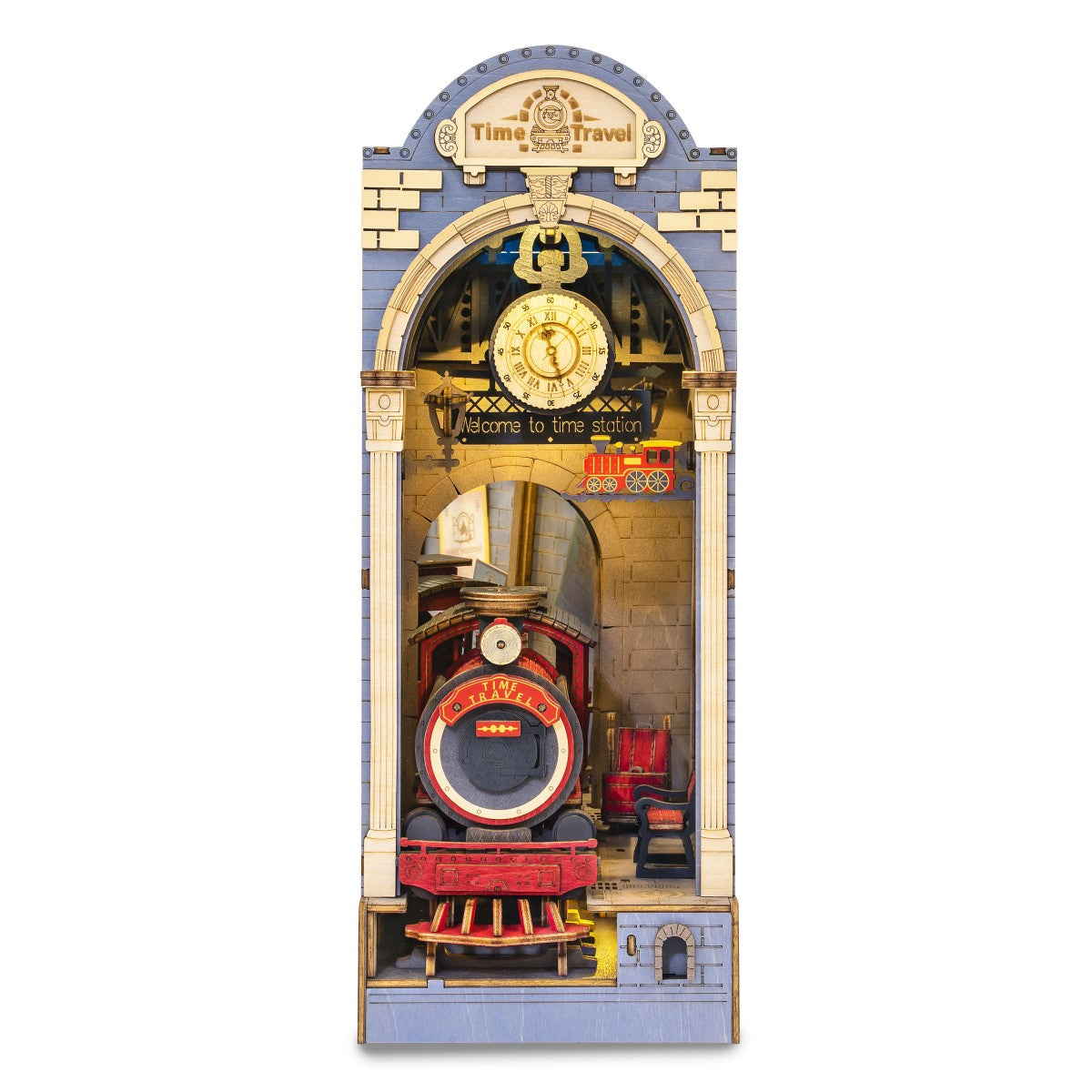Rolife 3D-Holz-Puzzle Book Nook "Time Travel"