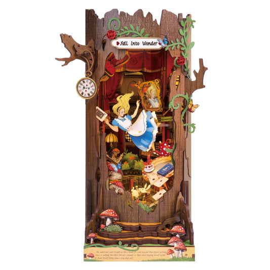 Rolife 3D-Holz-Puzzle Book Nook "Fall into Wonder"