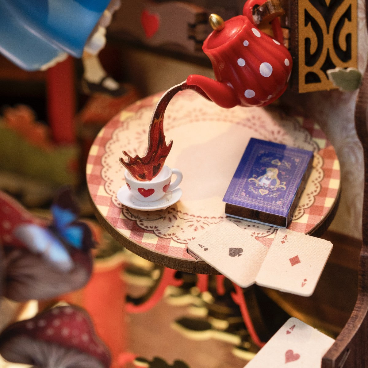 Rolife 3D-Holz-Puzzle Book Nook "Fall into Wonder"