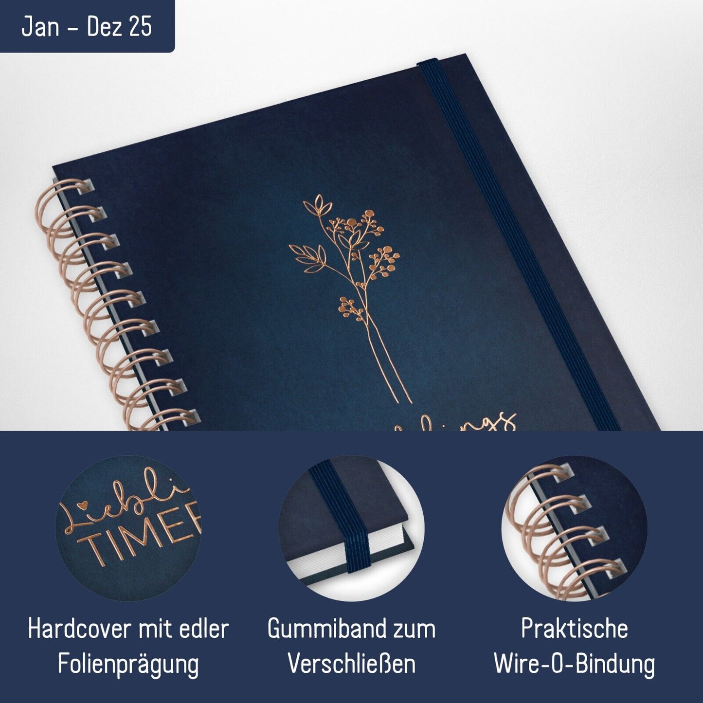 Lieblings-Timer 2025 / Cute Flower / Häfft-Verlag