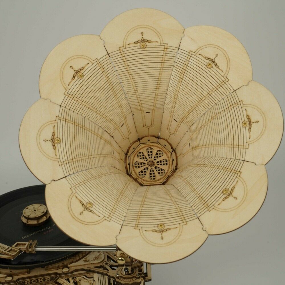 ROKR 3D-Puzzle "Classical Gramophone" (Electric Version)