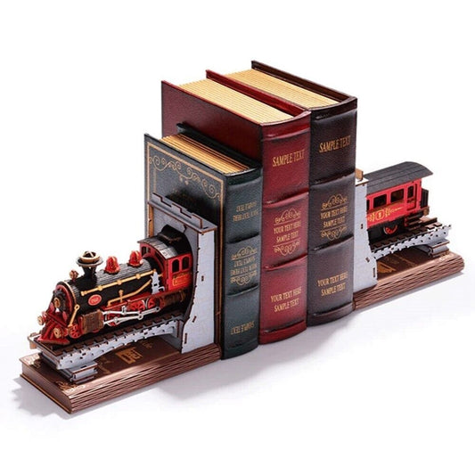 Rolife 3D-Holz-Puzzle Century Train - Buchstütze