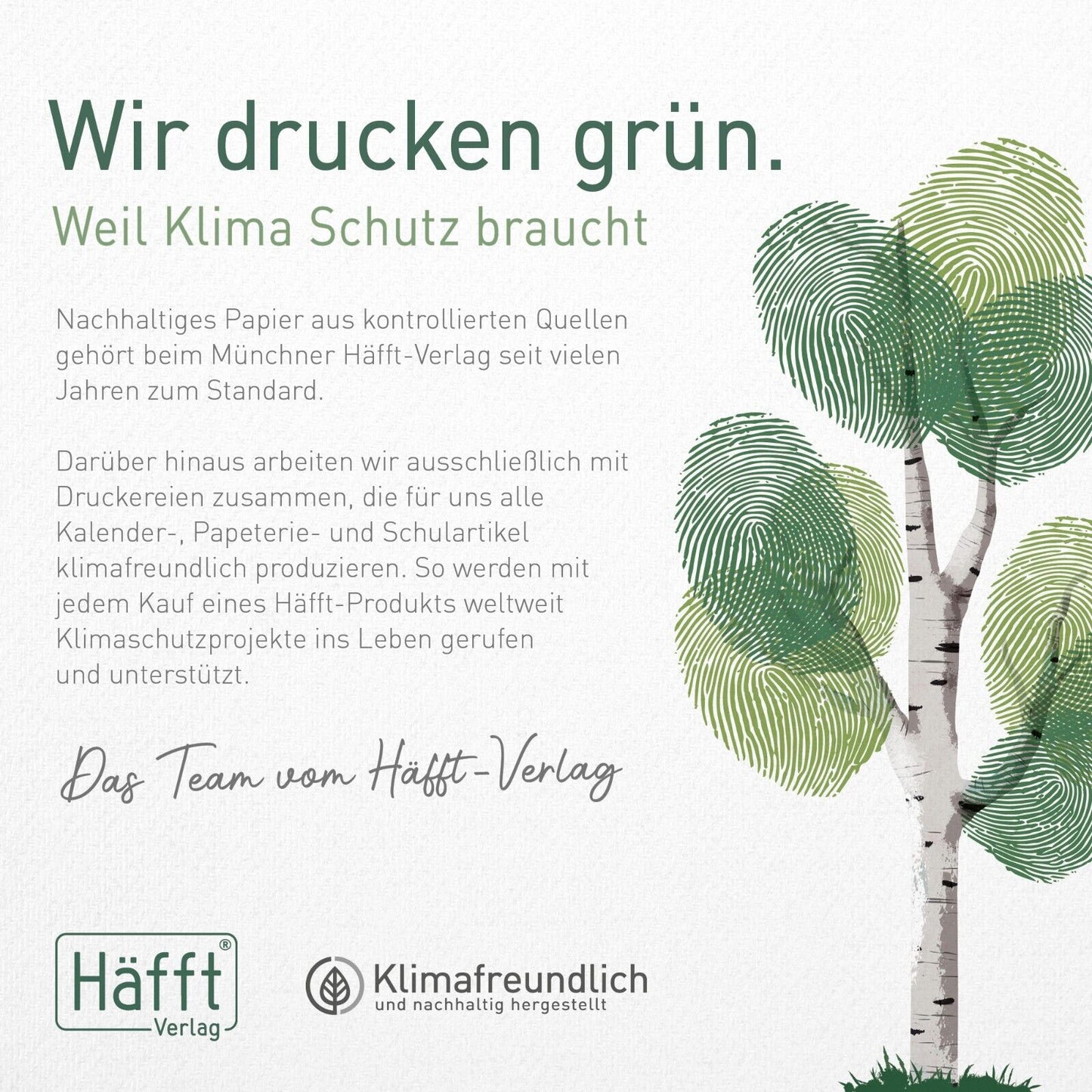 Chäff-Timer Premium 2025 / 12 MONATE / A5 / Blue Ginkgo/ Häfft-Verlag