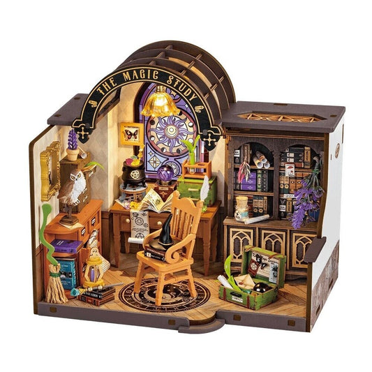 Rolife 3D-Holz-Puzzle DIY Miniature House "The Magic Study"