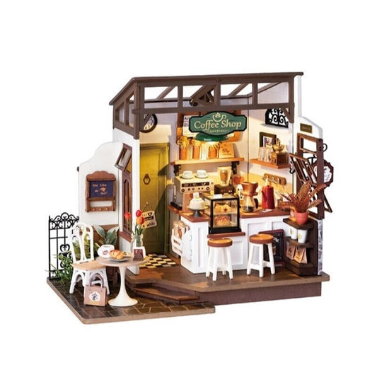 Rolife 3D-Holz-Puzzle DIY Coffee-Shop "Café No. 17"