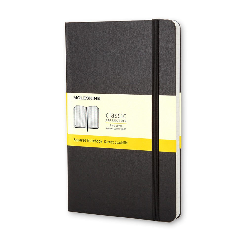 Moleskine Notizbuch Hardcover Pocket / A6 / kariert / schwarz