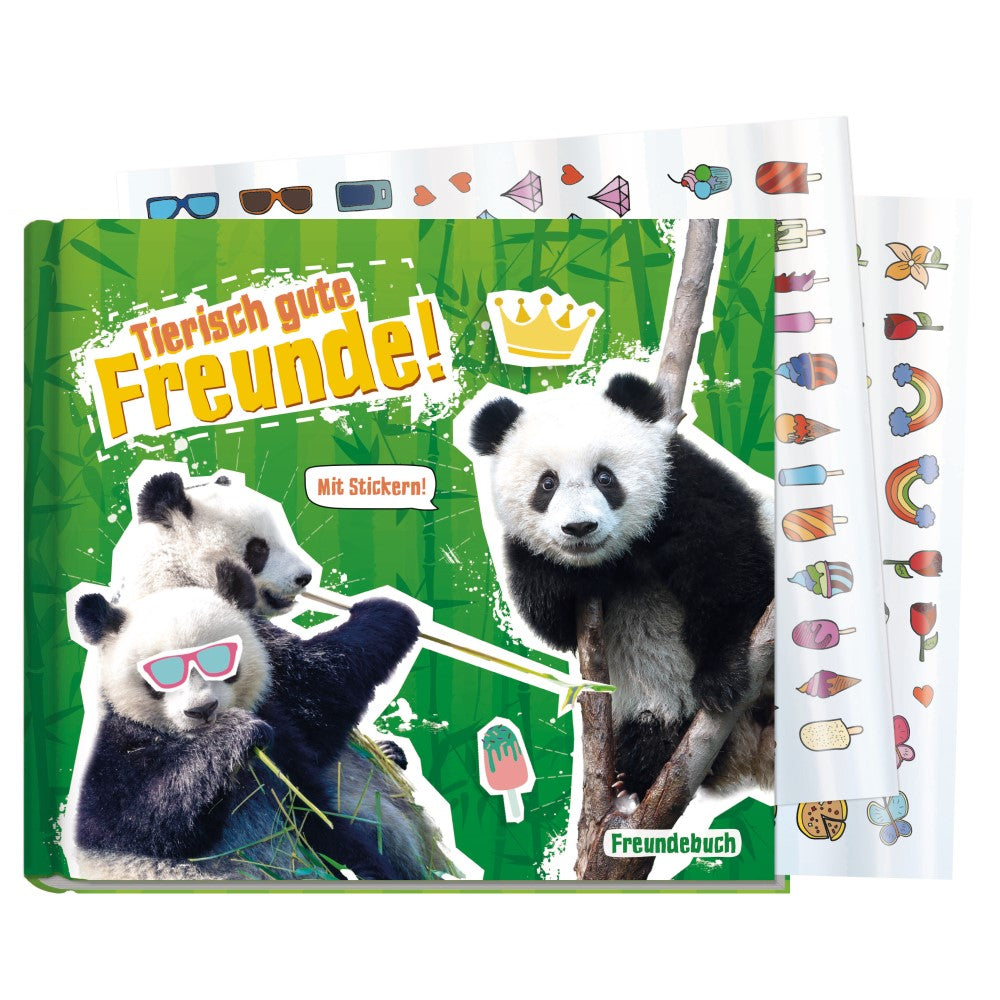 Freundebuch Tierisch gute Freunde / Panda / vom Häfft-Verlag