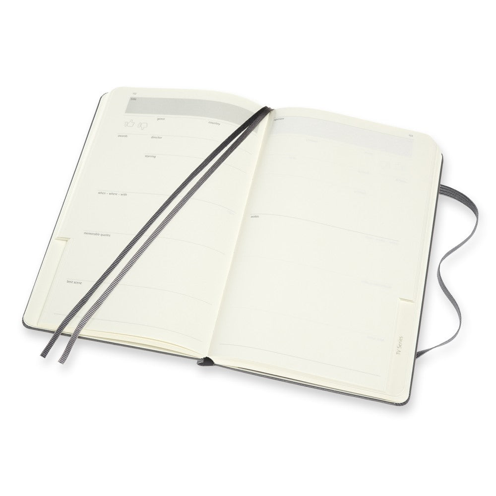 Moleskine Passion Journal Hardcover Large / A5 / Film & TV / dunkelgrau