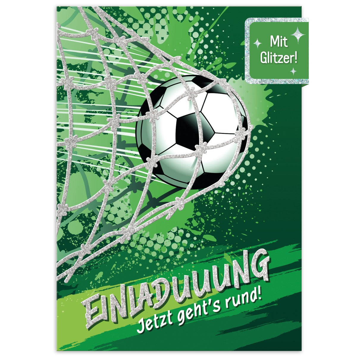 Häfft Einladungskarten A6 12er Set / Fußball