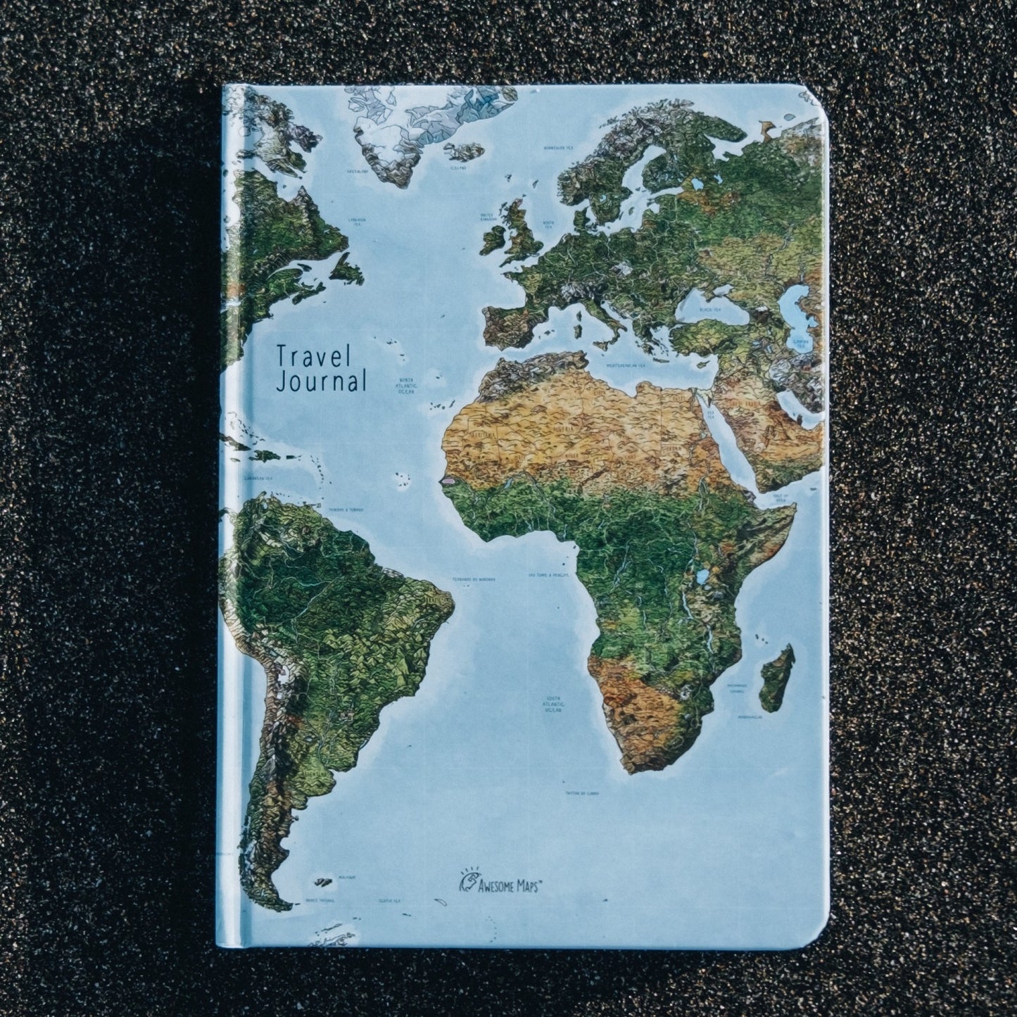 Awesome Maps Travel Journal / A5 / Hardcover / Blanko