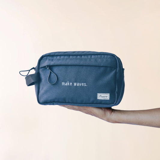 Awesome Maps Waschtasche / Kulturbeutel Blau