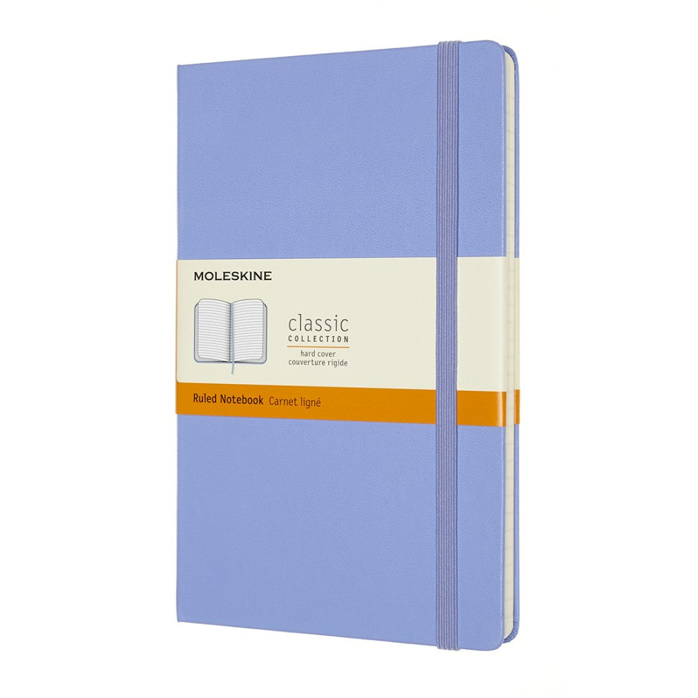 Moleskine Notizbuch Hardcover Large / A5 / liniert / hortensienblau