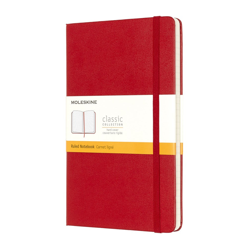 Moleskine Notizbuch Hardcover Large / A5 / liniert / scharlachrot