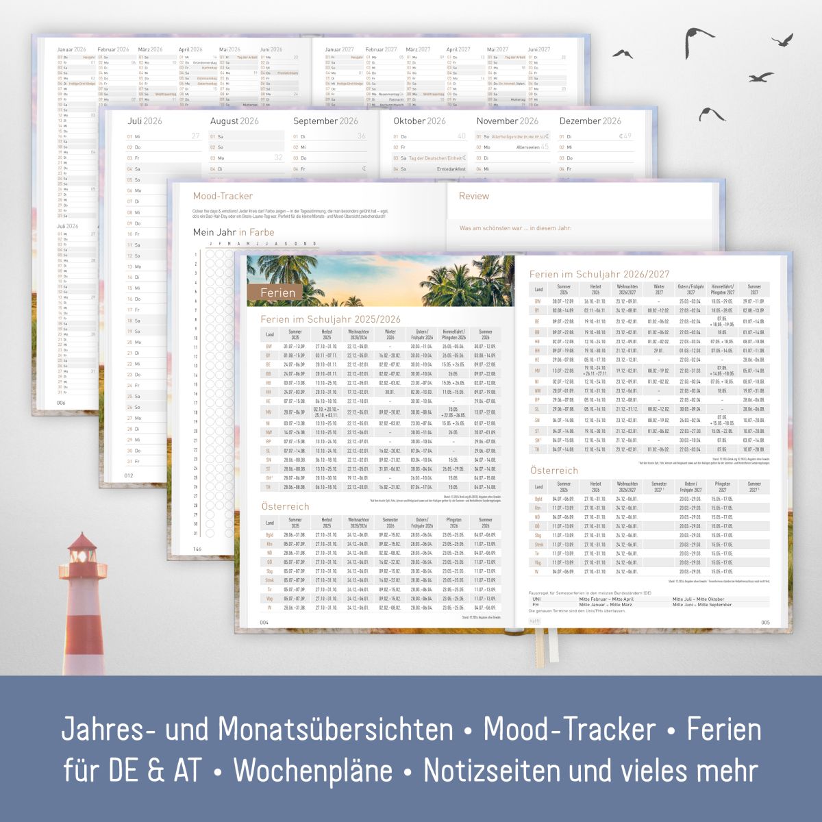 Chäff-Timer Classic 2026 / A5 / Leuchtturm / Häfft-Verlag