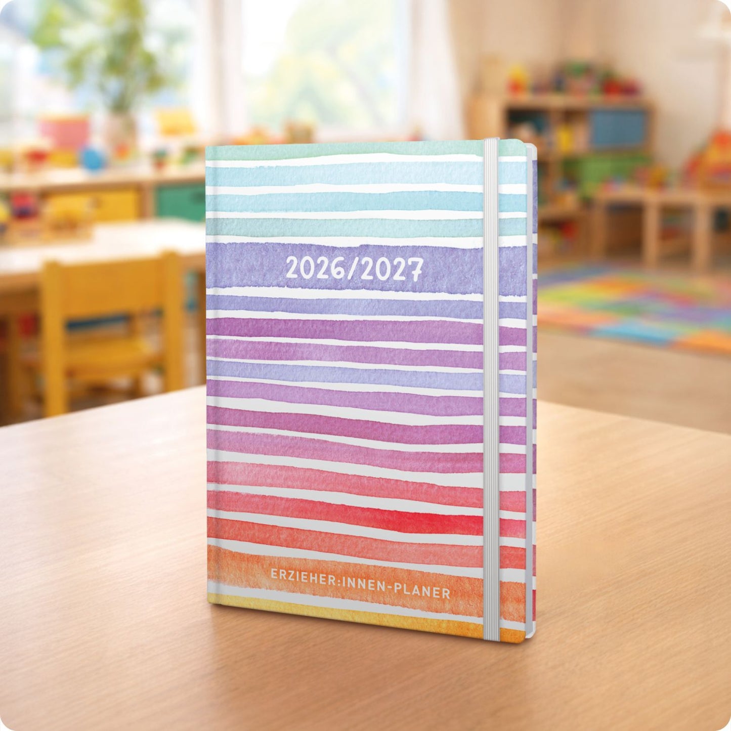 Häfft Erzieher-Planer 2026/2027 / A5+ / Color Stripes