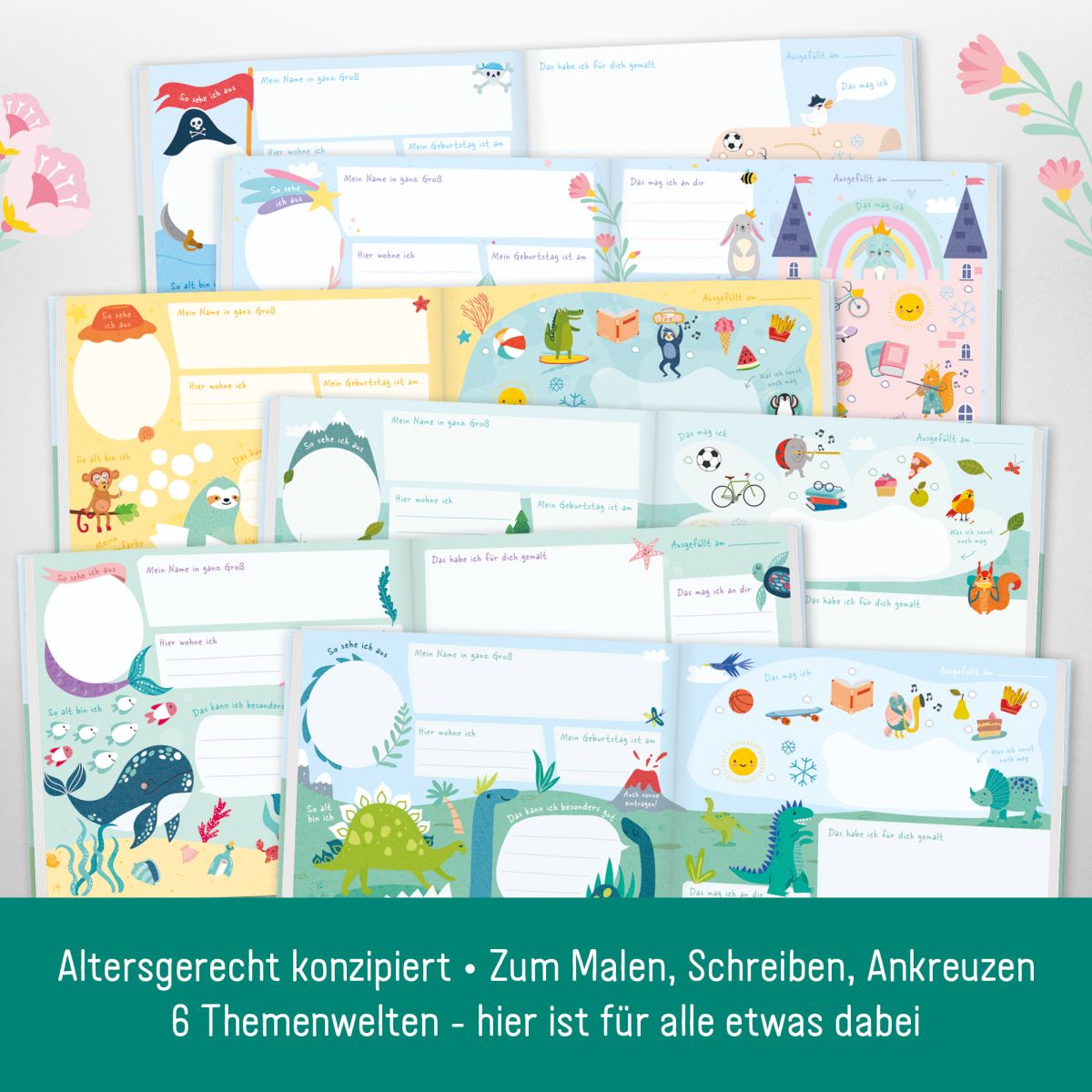 Lernfreunde Freundebuch / Kindergarten / Dino / Häfft-Verlag