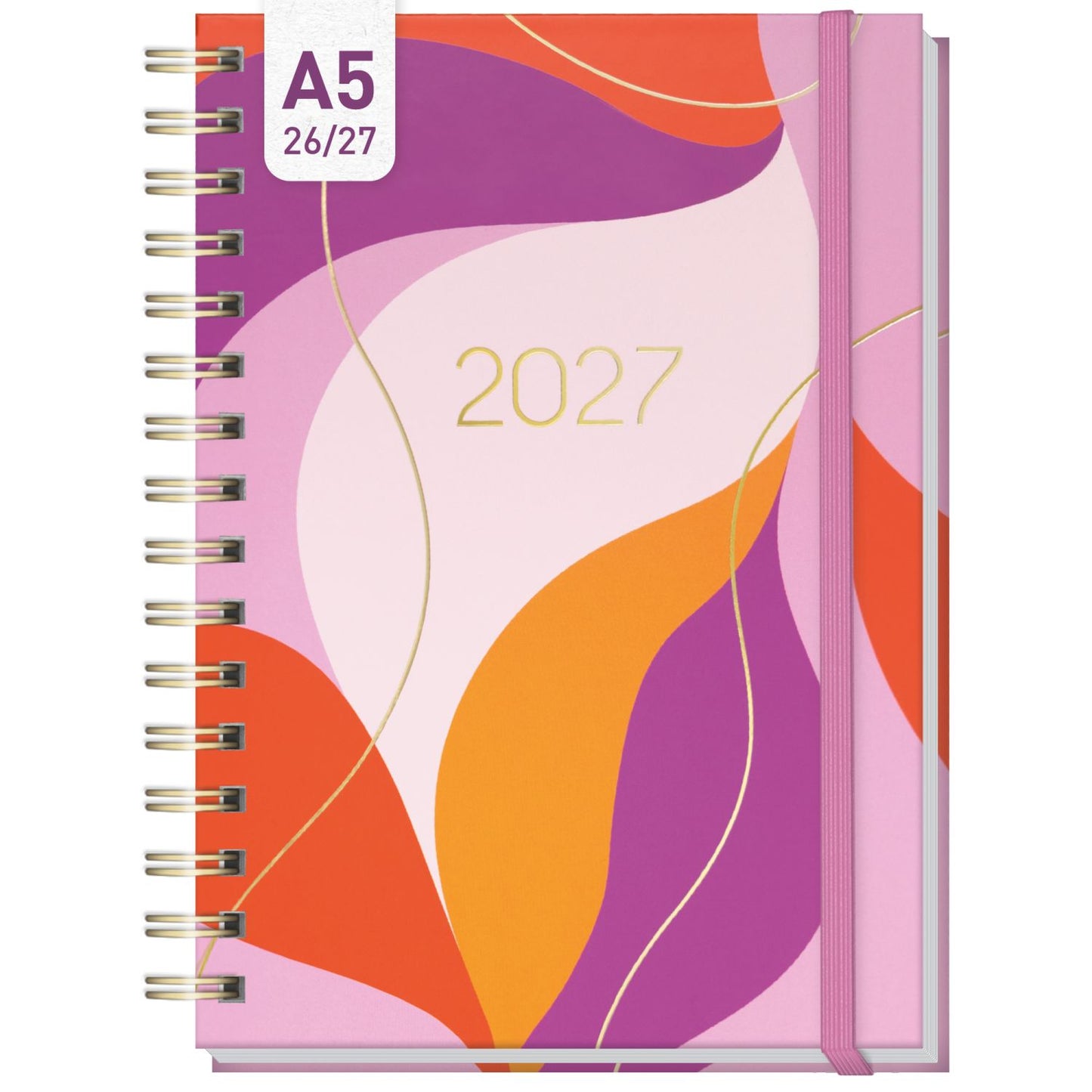 Lieblings-Timer 2026/2027 / 17 Monate / A5 / Color Love / Häfft-Verlag