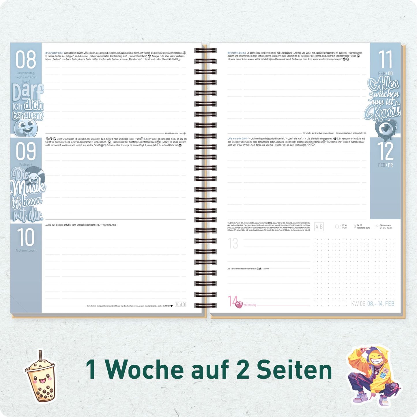 Häfft PLANER Premium - Schüler-Kalender 2026/2027 / A5 / Warum ich? / Häfft-Verlag