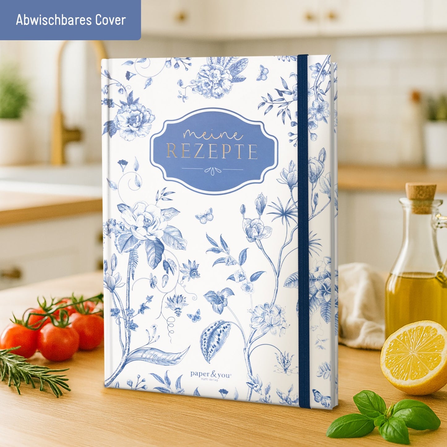 Rezeptbuch A5+ / Fine Kitchen / vom Häfft-Verlag