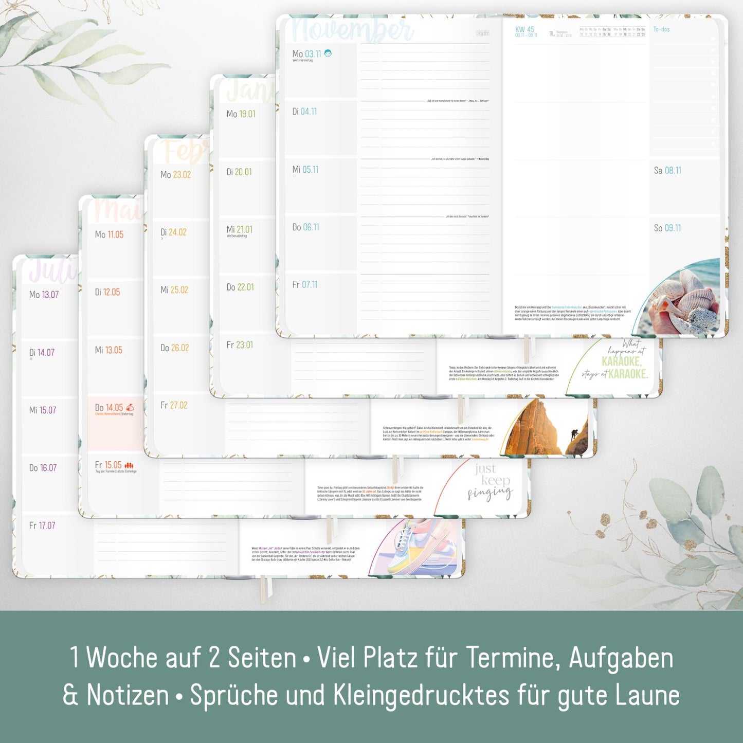 Häfft-Timer 2025/2026 / Jugendkalender / A5 / Blattgold