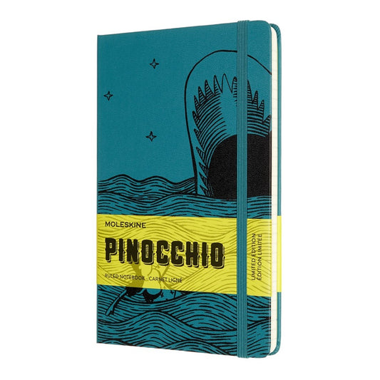 Moleskine Notizbuch "Pinocchio - Walfisch" / Hardcover / Large / Liniert