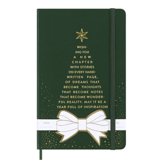 Moleskine Notizbuch Holiday-Edition grün / Hardcover / Large / Liniert
