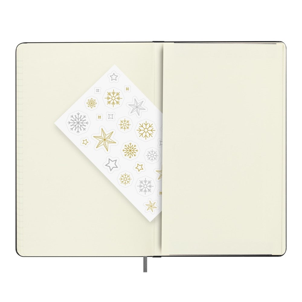 Moleskine Notizbuch Holiday-Edition schwarz / Hardcover / Large / Liniert